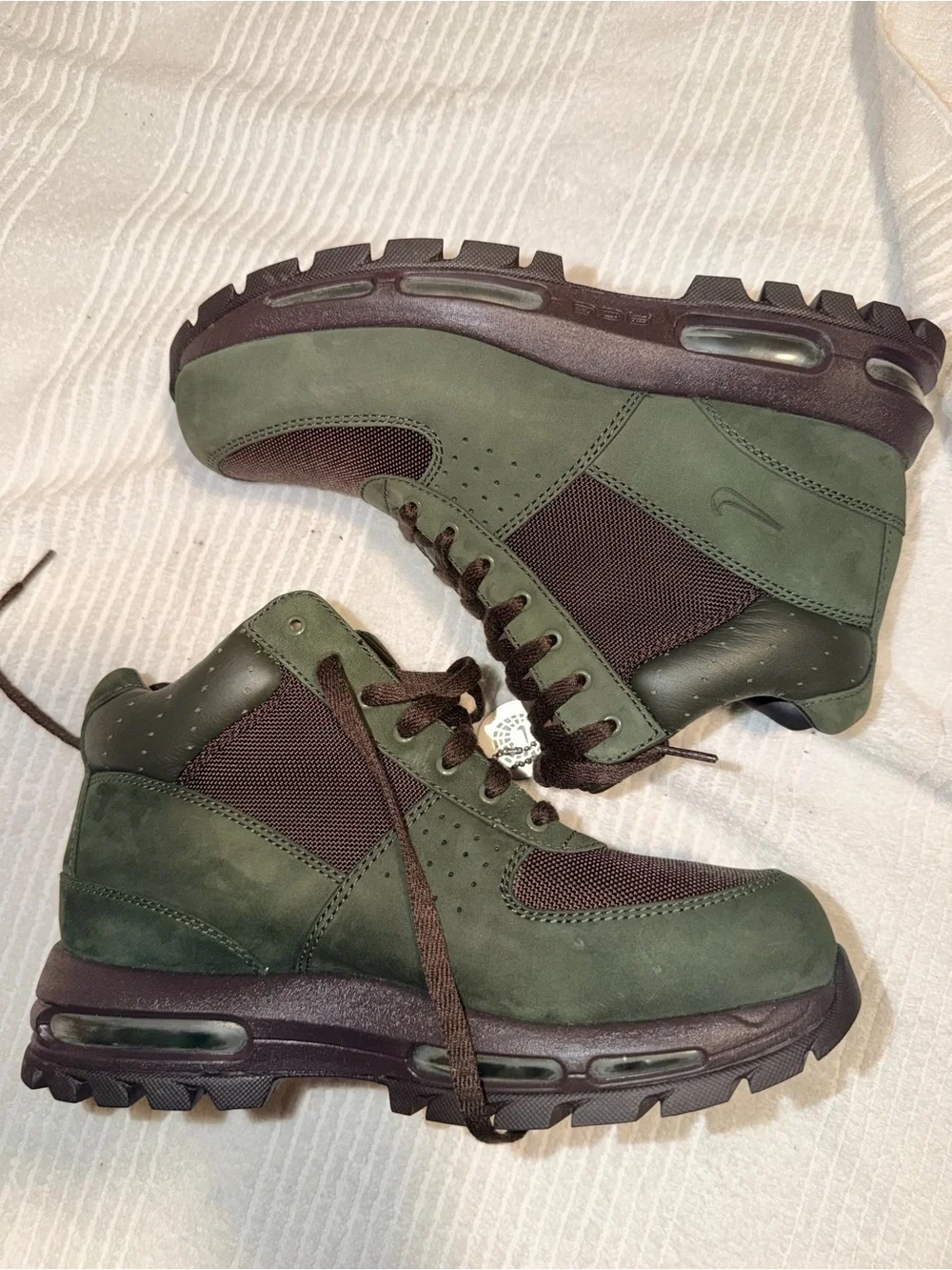 Nike ACG Air Max Goadome Olive Brown Boots Men’s 8.5 New No Box